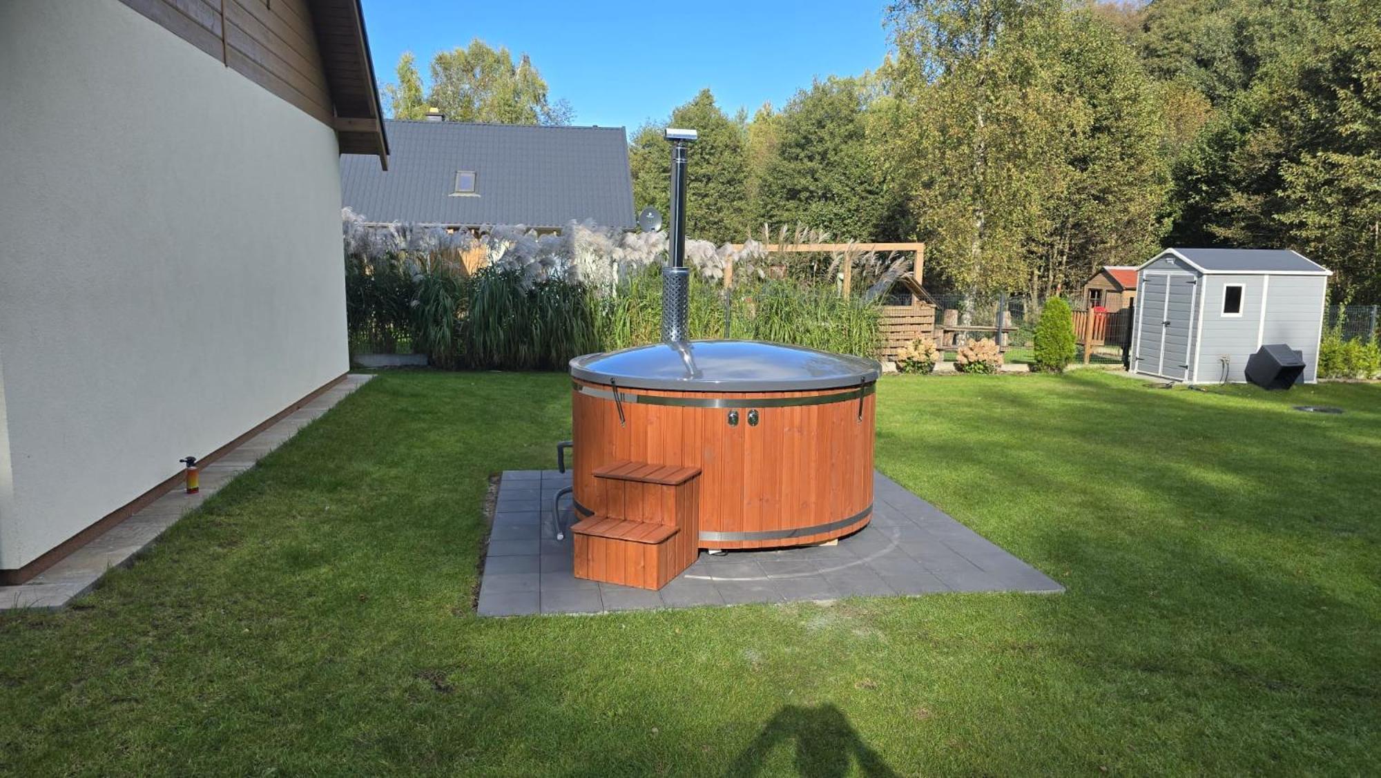 Domek Lipowy Balia-Jacuzzi Sasino Kültér fotó